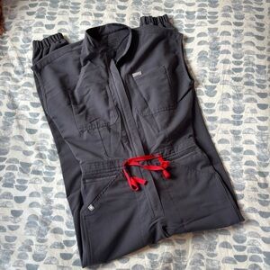 Charcoal Rafaela Cargo Jumpsuit